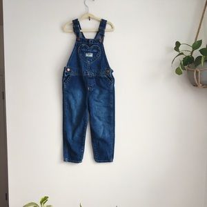 Girls denim overalls